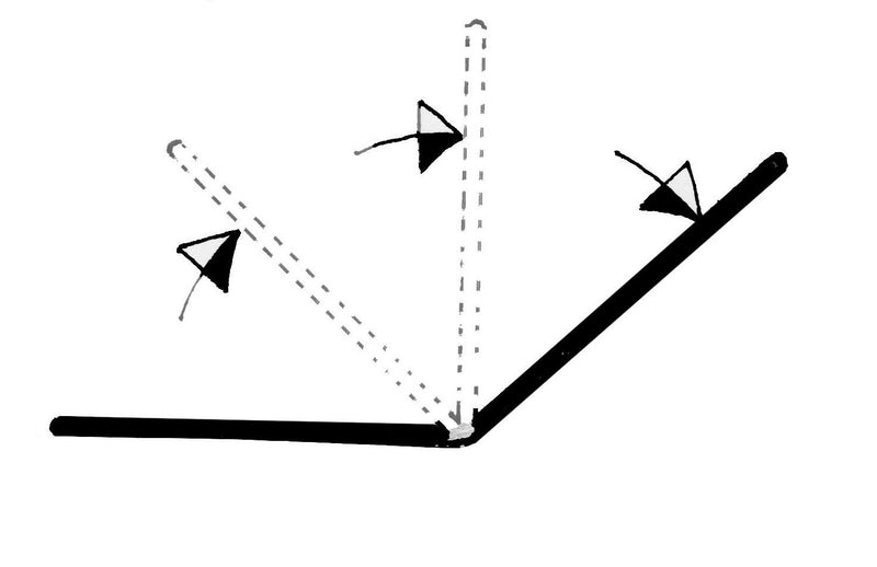 Profil en L 30 x 30 mm - Angle variable