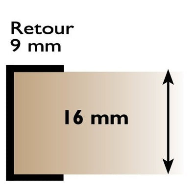 Profil de couleur pour tablette -16 mm (RIVCOLOR)