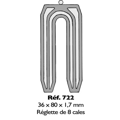 Cale fourchette terrasse 722 bilp leroy merlin castorama cale en réglette - SYSTEMCAL PRUNIER SYSTEM+ GREENCASTOR