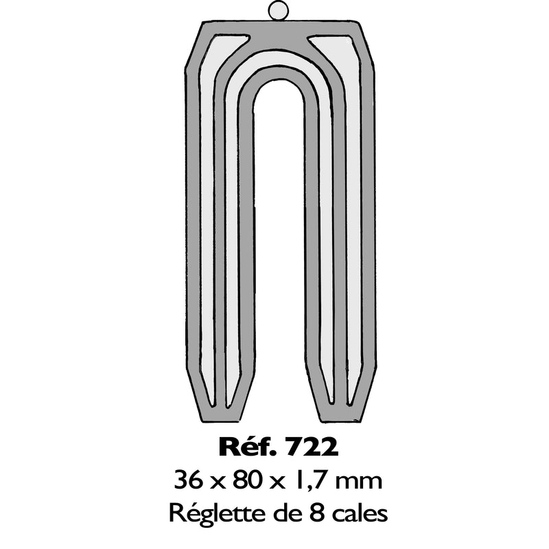 Cale fourchette terrasse 722 bilp leroy merlin castorama cale en réglette - SYSTEMCAL PRUNIER SYSTEM+ GREENCASTOR